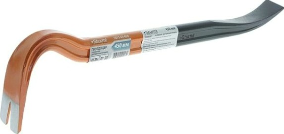 Лом-гвоздодер Sturm 1013-03-450 усиленный, кованый, двутавровый 450мм