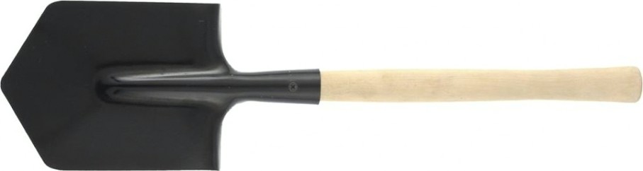 Лопата 145х190х580 мм саперная, деревянный черенок [61425]