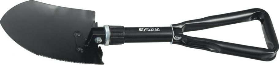 Лопата PALISAD 150х200х253-620 мм походная, цельнометаллическая, складная в чехле// [61428]