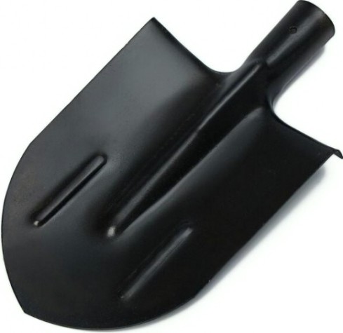 Лопата штыковая - 916-325 рессорная сталь, с ребрами жесткости