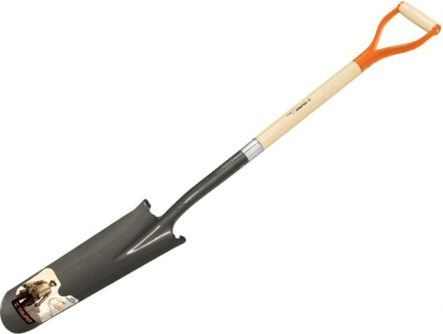 Лопата штыковая дренажная TRUPER с деревянным черенком 17251 [17251]