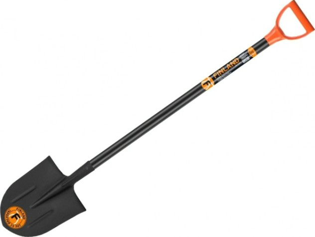 Лопата штыковая FINLAND с деревянным черенком 1463-Ч [1463-Ч]