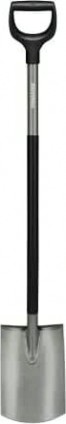Лопата штыковая FISKARS Ergonomic с закругл.лезвием [1066710]