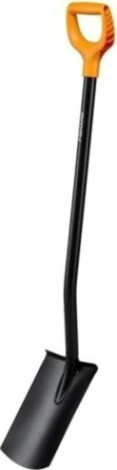 Лопата штыковая FISKARS Solid с закругл.лезвием [1066717]