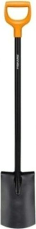 Лопата штыковая FISKARS Solid с закругл.лезвием [1066717]