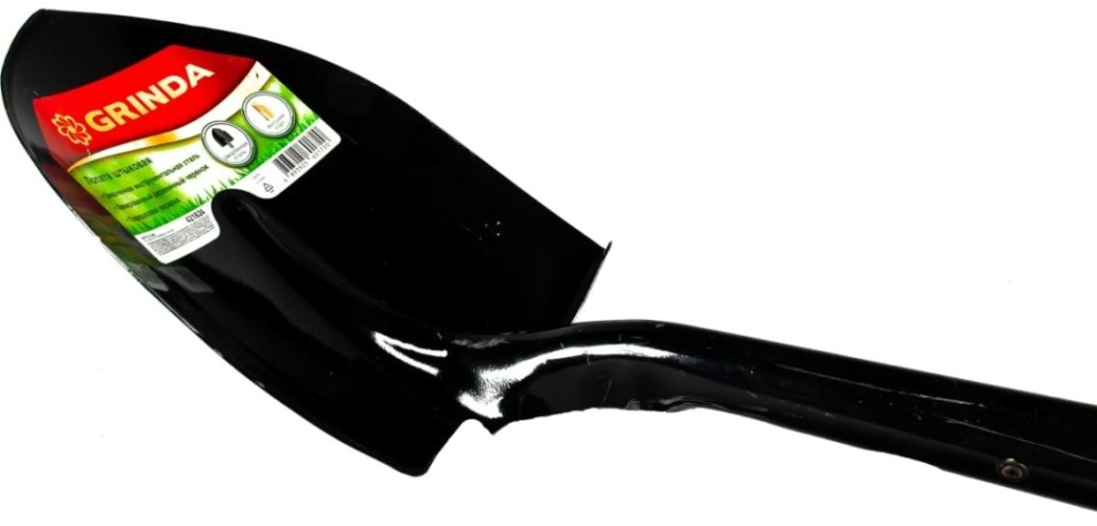 Лопата штыковая GRINDA GRINDA для земляных работ, деревянный черенок [421824]