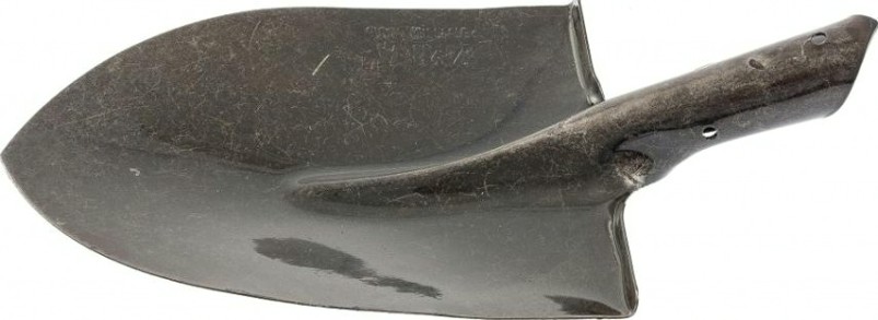 Лопата штыковая СИБРТЕХ "американка", рельсовая сталь без черенка 614702 (10) [614702]