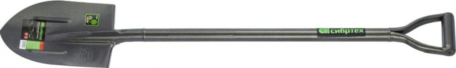 Лопата штыковая СИБРТЕХ с металлическим черенком 61472 [61472]