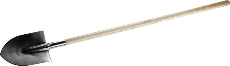 Лопата штыковая ЗУБР "ЭКСПЕРТ" из нержавеющей стали с деревянным черенком 4-39401 [4-39401_z01]