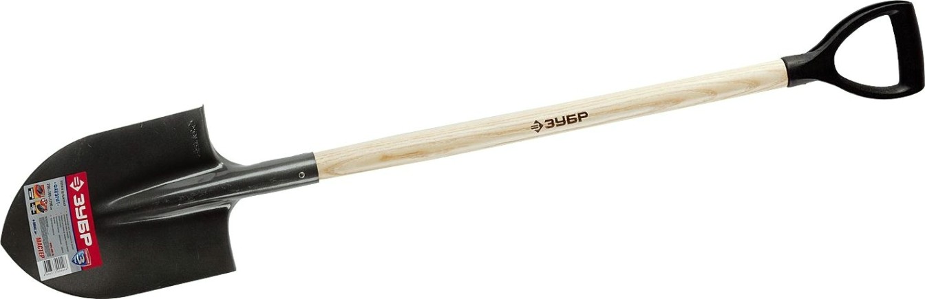 Лопата штыковая ЗУБР "ФАВОРИТ" с деревянным черенком 4-39502 [4-39502_z01]