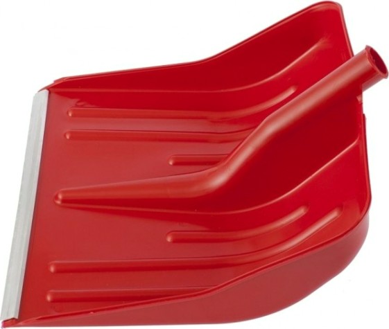 Лопата снеговая СИБРТЕХ пластиковая, красная без черенка 420 х 425 мм 61617 [61617]