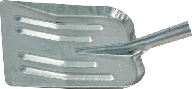 Лопата снеговая СИБРТЕХ стальная эмалированная, без черенка 330 х 365 мм 61531 [61531]