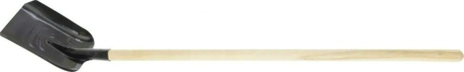 Лопата совковая 230х280х1400 мм деревянный черенок [61461]