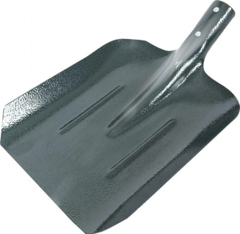 Лопата совковая 916-332 прямоугольная рессорная сталь, с ребрами жесткости [916-332]