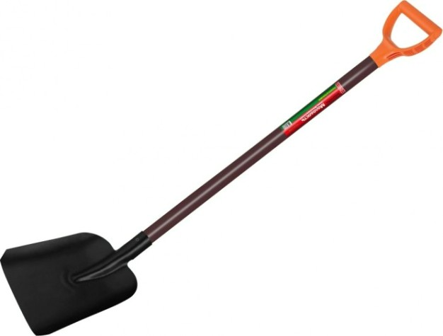 Лопата совковая ЦЕНТРОИНСТРУМЕНТ БелЦентроМаш "Молодость моя" с деревянным черенком 0918-Ч [0918-Ч]