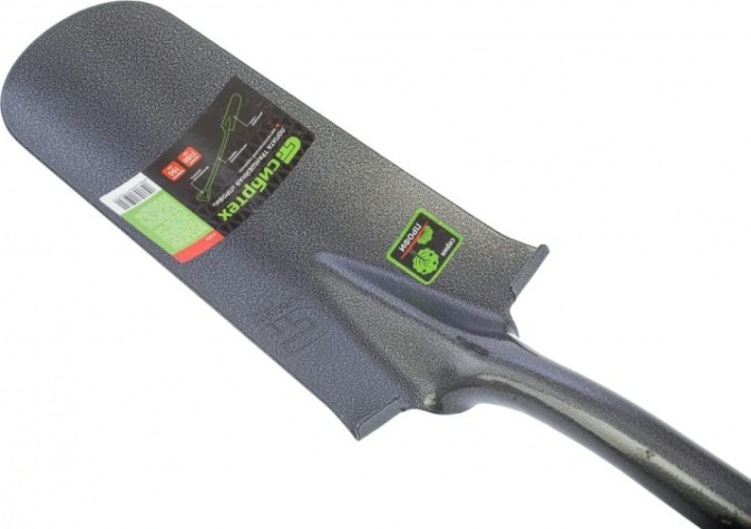 Лопата совковая СИБРТЕХ с металлическим черенком [61474]