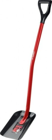 Лопата совковая ЗУБР МАСТЕР стальной изогнутый черенок с рукояткой [39525]