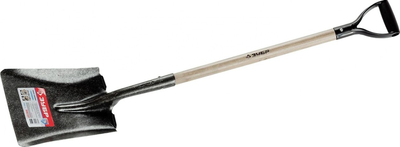 Лопата совковая ЗУБР "ЗАВИДОВО" с деревянным черенком 39363 [39363_z01]