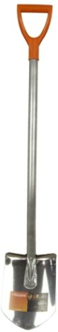 Лопата Sturm 3010-12-01N штыковая нерж, черен. алюм. метал оранж v-обр.ручк