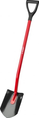 Лопата ЗУБР Мастер штыковая, эргономичный стальной черенок [39523]
