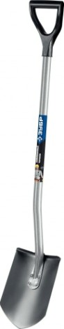 Лопата ЗУБР ТИТАН штыковая, с эргономичным алюминиевым черенком [39418_z01]