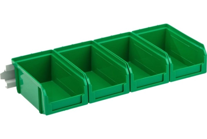 Лоток инструментальный СТЕЛЛА-ТЕХНИК V-1-440 настенный, 4 ящика V-1 [V-1-440-зеленый]