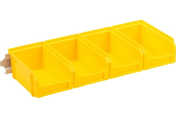 Лоток инструментальный СТЕЛЛА-ТЕХНИК V-1-440 настенный, 4 ящика V-1 [V-1-440-желтый]