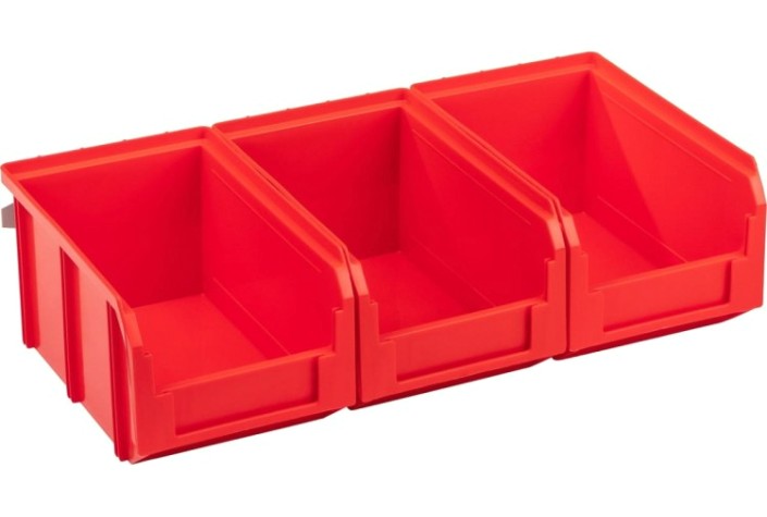 Лоток инструментальный СТЕЛЛА-ТЕХНИК V-2-440 настенный, 3 ящика V-2 [V-2-440-красный]