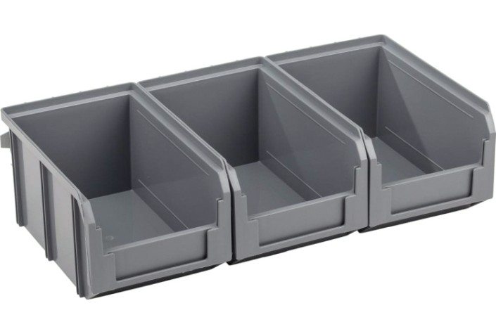 Лоток инструментальный СТЕЛЛА-ТЕХНИК V-2-440 настенный, 3 ящика V-2 [V-2-440-серый]