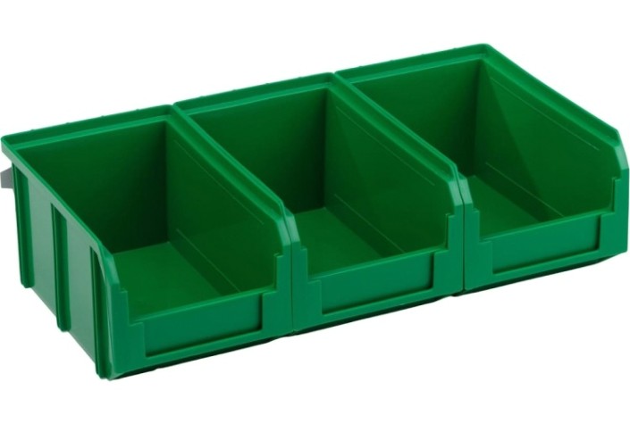 Лоток инструментальный СТЕЛЛА-ТЕХНИК V-2-440 настенный, 3 ящика V-2 [V-2-440-зеленый]