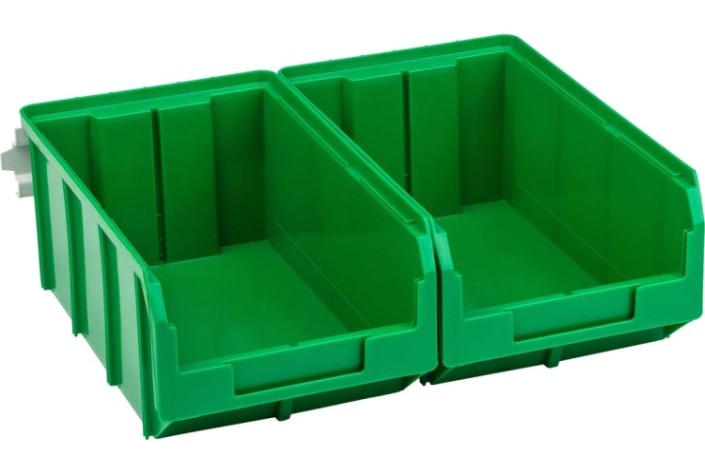 Лоток инструментальный СТЕЛЛА-ТЕХНИК V-3-440 настенный, 2 ящика V-3 [V-3-440-зеленый]