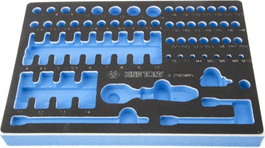 Ложемент для торцевых головок KING TONY для набора 2565mrv, 9-2565mrv [85811132B]