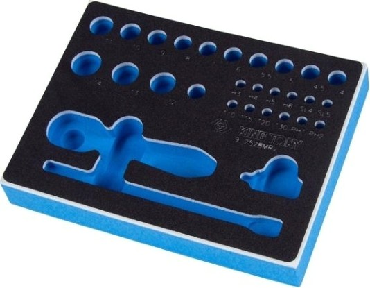 Ложемент KING TONY 2528MRV для торцевых головок 1/4" [85252832B]