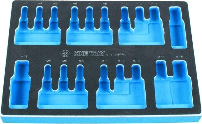 Ложемент KING TONY для торцевых насадок 9-4129prv [85811232B]