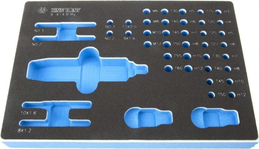 Ложемент KING TONY для торцевых насадок 9-4143frv [85813232B]