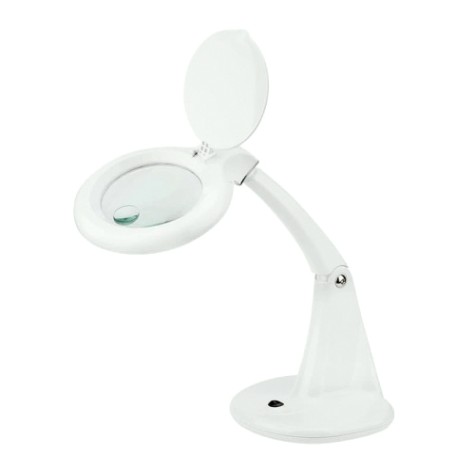 Лупа настольная REXANT 31-0243 3D+12D с подсветкой 40 SMD LED, ø100мм, белая Лупа настольная REXANT 31-0243 3D+12D с подсветкой 40 SMD LED, ø100мм, белая