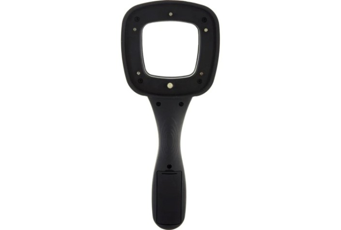 Лупа REXANT 12-0406 ручная, увеличение 4х, квадратная 50х40мм, подсв.