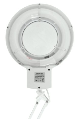 Лупа REXANT 31-0021 на струбцине круглая 8D с подсветкой, ø127мм