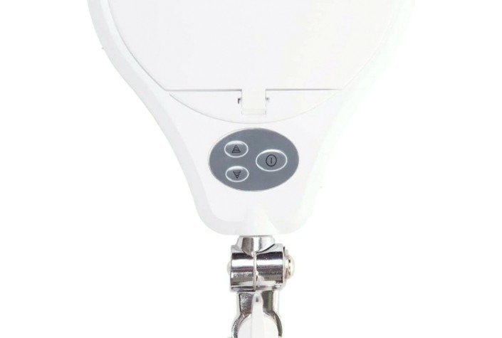 Лупа REXANT 31-0532 на струбцине круглая 5D с подсветкой 72 SMD