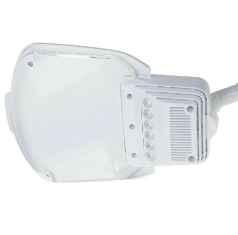 Лупа REXANT 31-0565 на струбцине квадратная 3D+20D с подсветкой 6LED