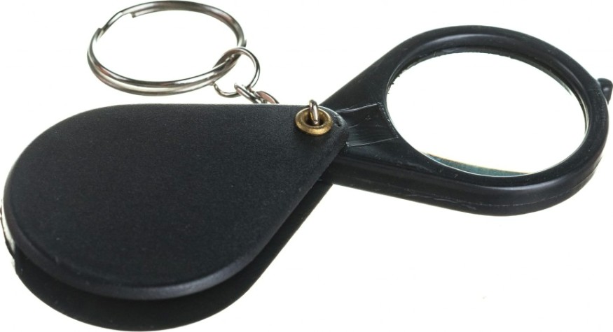 Лупа STAYER STANDARD карманная складная, 10 кратное увеличение, диаметр [40521-30]