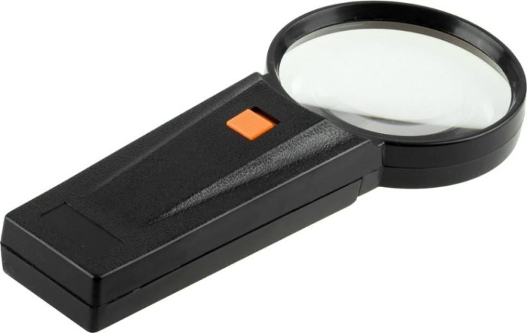 Лупа STAYER "STANDARD" с подсветкой 40522-75 [40522-75]