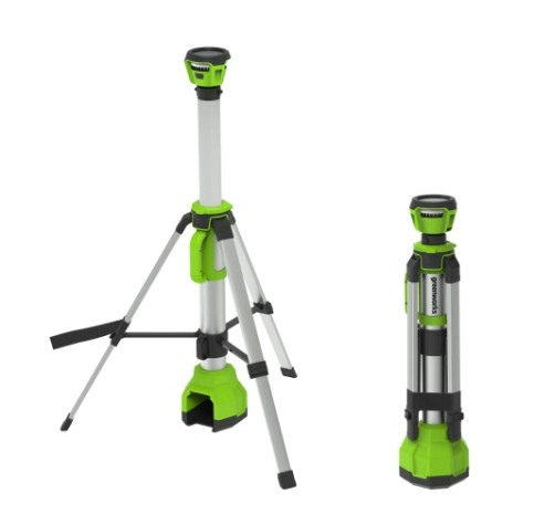 Мачта GREENWORKS G120WDV светодиодная осветительная 2-в-1, без АКБ и ЗУ [3401107]