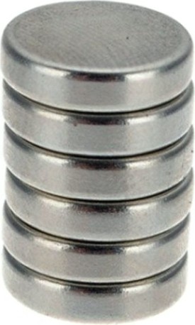 Магнит неодимовый Кобальт 918-115 диск 12х3 мм (6 шт.)