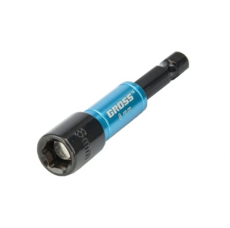 Магнитная насадка GROSS с торцевой головкой, 8 мм [11617]