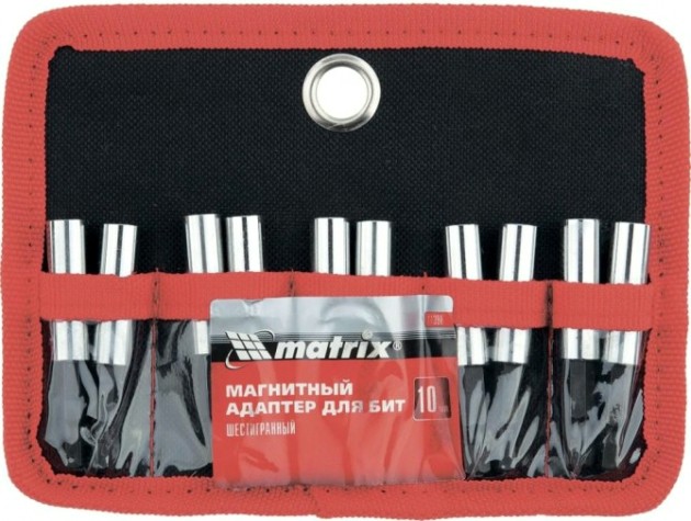 Магнитный держатель для бит MATRIX 60 мм (10 шт) 11398 [11398]
