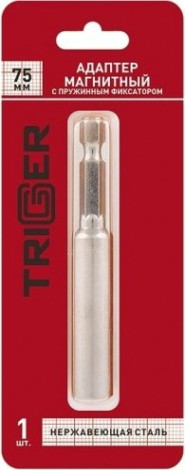 Магнитный держатель TRIGGER 84991 ПРОФИ 75мм с пруж.фиксатором [тов-128293]
