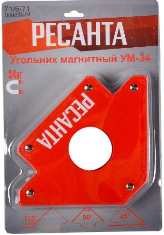 Магнитный угольник Ресанта УМ-34 [71/6/71]