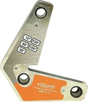 Магнитный угольник Sturm 6001-5-11 углы 15°, 60°, 90°, 120°, 165°
