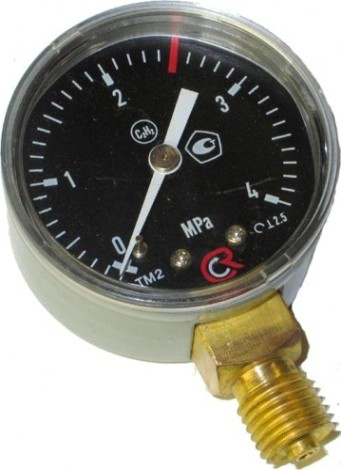 Манометр ацетиленовый 0,4МПа